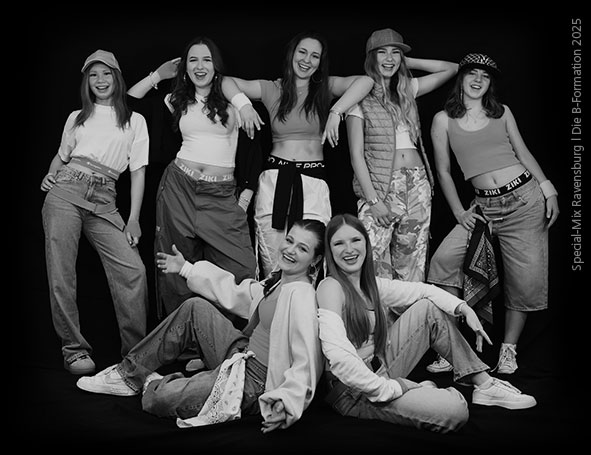 Unsere B-Formations-Tänzerinnen von 2018